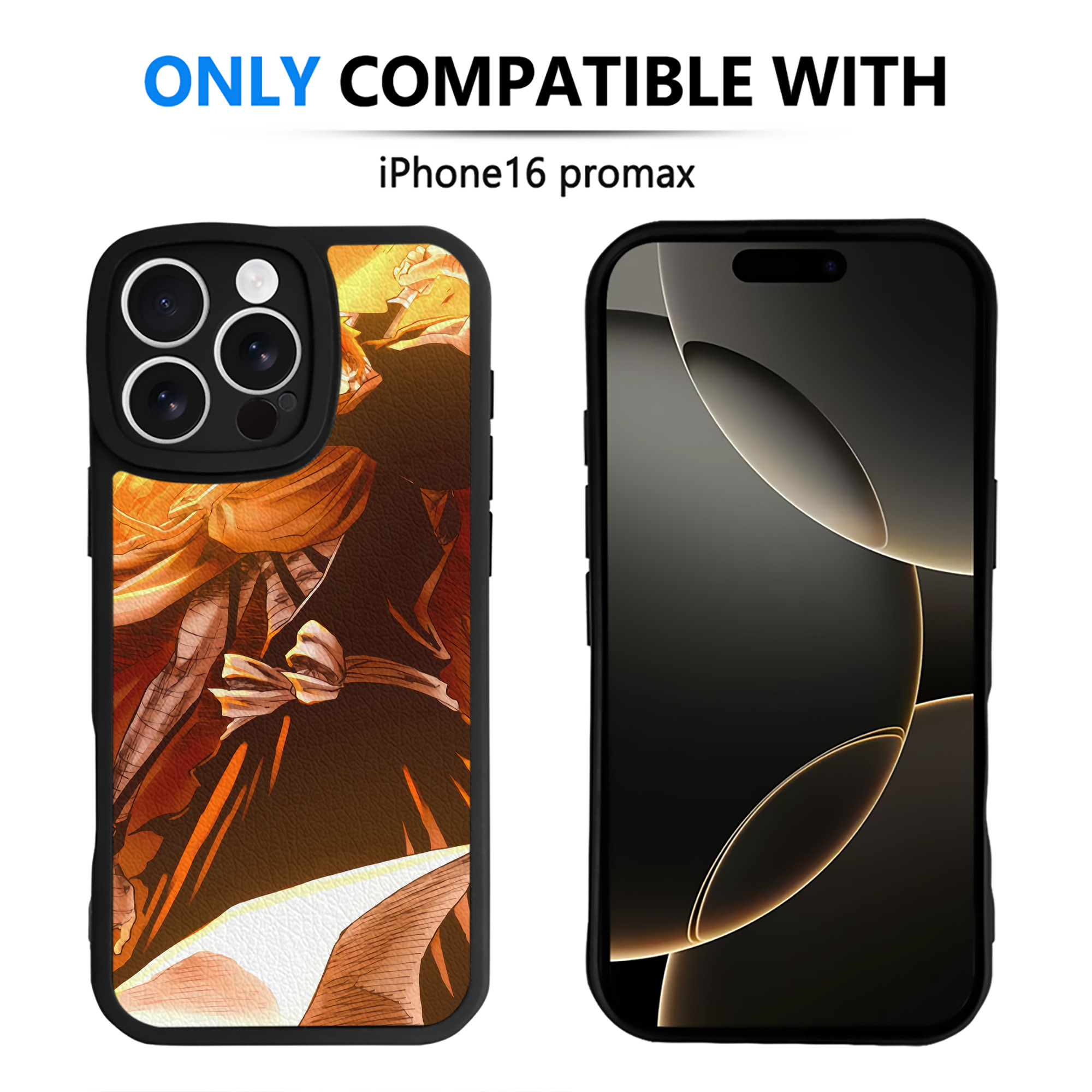 （画像用） ブリーチ BLEACH 【iPhone 16シリーズ対応】シリコンスマホケース（レザー調） 材質：シリコン